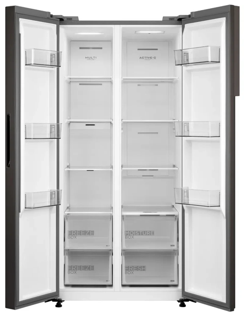 Холодильник Midea MDRS619FIE28, Black 2