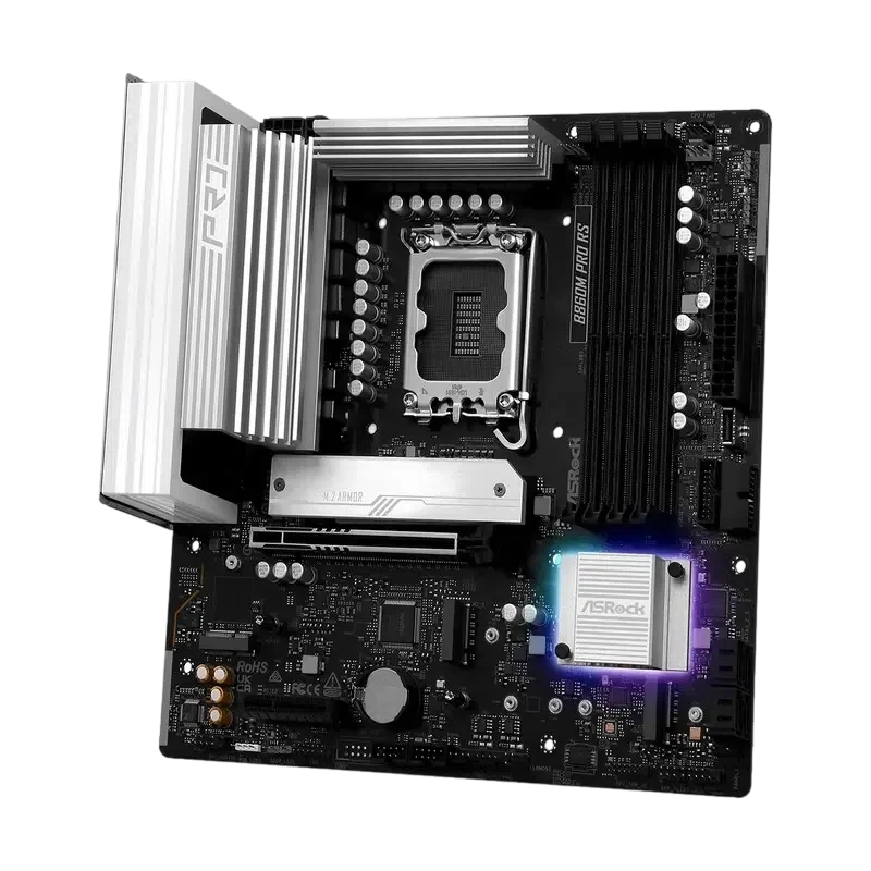 Материнская плата ASRock B860M PRO RS LGA1851 Micro-ATX 2