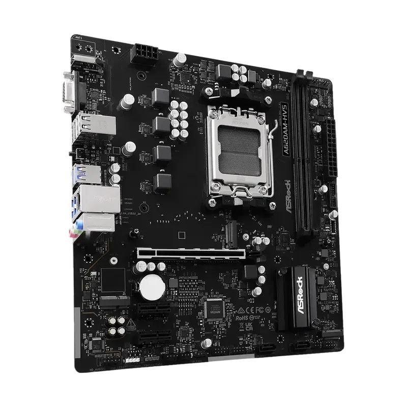 Материнская плата ASRock A620AM-HVS AM5 Micro-ATX 3