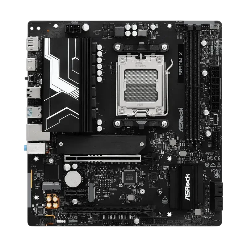 Материнская плата ASRock B850M-X R2.0, Black 3