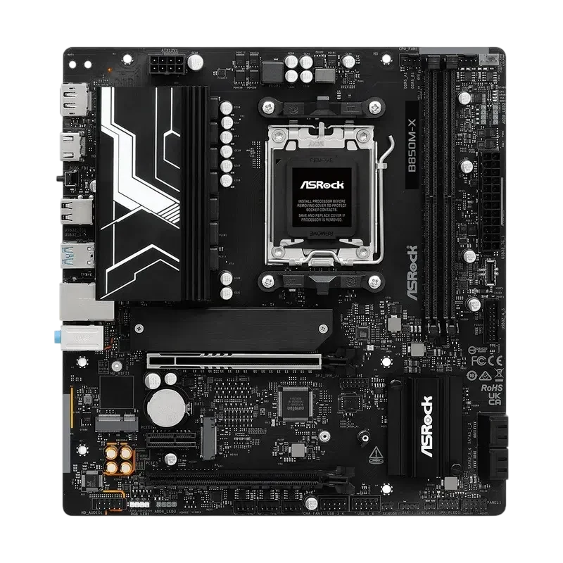 Материнская плата ASRock B850M-X R2.0, Black 2