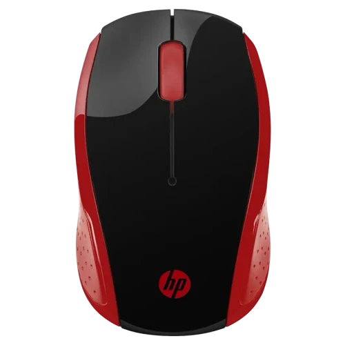 Мышь HP 200 Empress, Красный/Черный