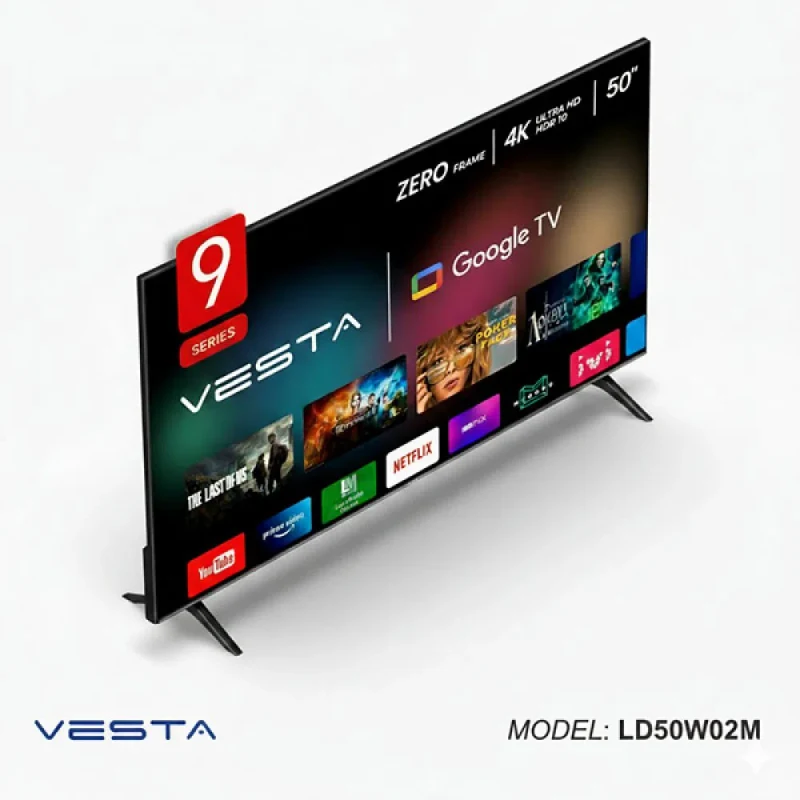Телевизор 50" Vesta LD50W02M, Black 2