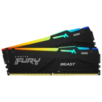 Оперативная память Kingston FURY Beast RGB KF560C36BBE2AK2-32, 32 ГБ, Black 2
