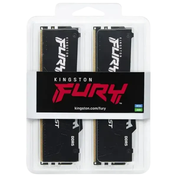 Оперативная память Kingston FURY Beast RGB KF560C36BBE2AK2-32, 32 ГБ, Black 9