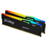 Оперативная память Kingston FURY Beast RGB KF560C36BBE2AK2-32, 32 ГБ, Black