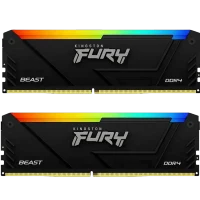Оперативная память Kingston FURY Beast RGB, DDR4 SDRAM, 3600 МГц, 64 ГБ, KF436C18BB2AK2/64 3