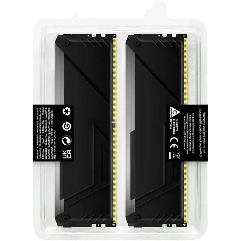 Оперативная память Kingston FURY Beast RGB, DDR4 SDRAM, 3600 МГц, 64 ГБ, KF436C18BB2AK2/64 9