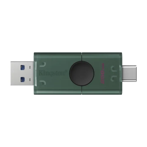 Флеш-накопитель Kingston DataTraveler Duo, 128Гб, Зеленый