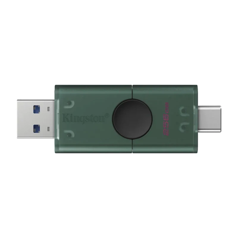 USB Flash Drive Kingston DataTraveler Duo, 128GB, Verde 2
