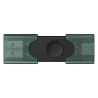 USB Flash Drive Kingston DataTraveler Duo, 128GB, Verde