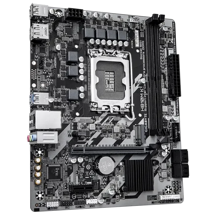 Материнская плата Gigabyte H810M K, Black 3