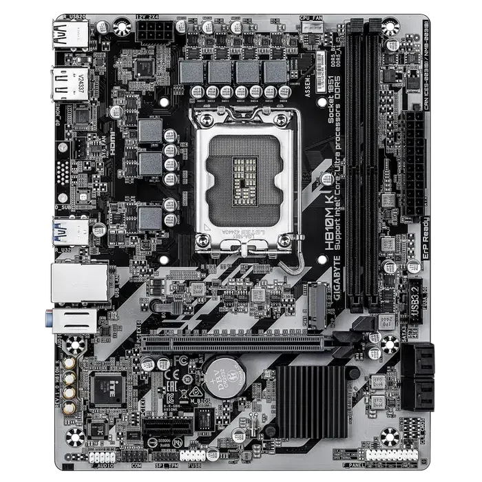 Материнская плата Gigabyte H810M K, Black 2