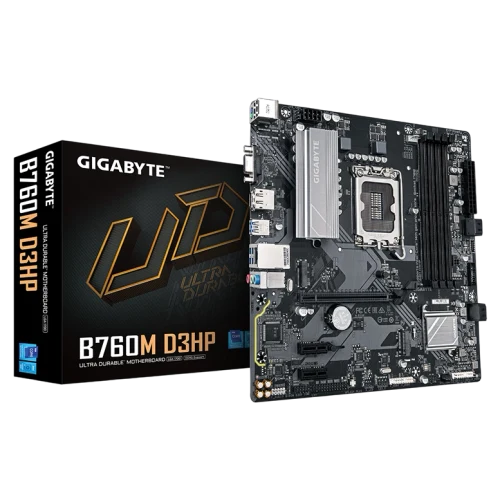 Материнская плата GIGABYTE B760M D3HP, Black