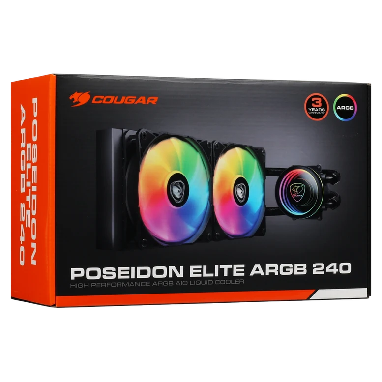 Sistem de răcire Cougar Poseidon Elite ARGB 240, Negru 12