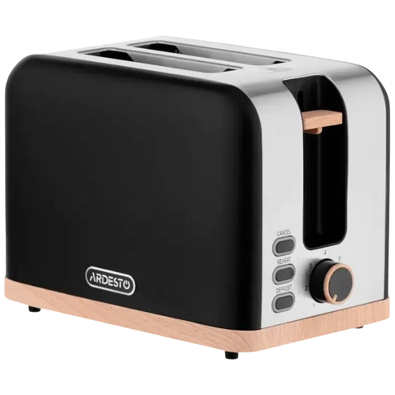 Toaster Ardesto T-F420BWD, Negru 3