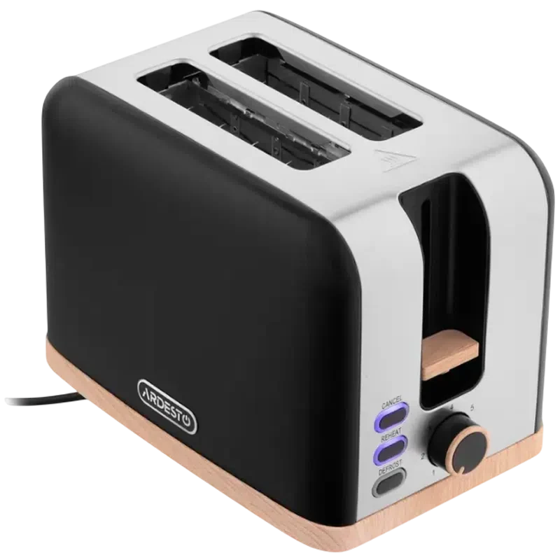 Toaster Ardesto T-F420BWD, Negru 2