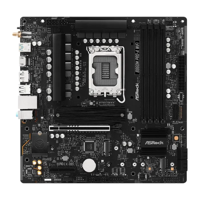 Материнская плата ASRock B860M PRO-A WIFI LGA1851 Micro-ATX 5