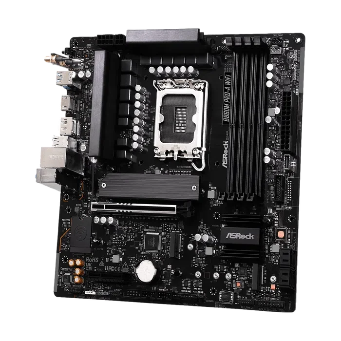 Материнская плата ASRock B860M PRO-A WIFI LGA1851 Micro-ATX 2