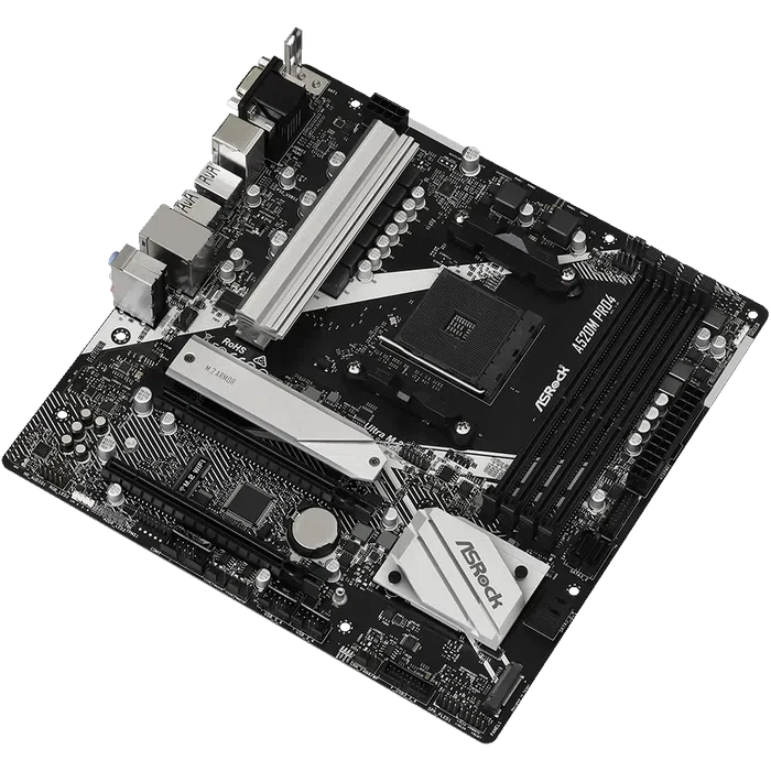 Материнская плата ASRock A520M PRO4 AM4 Micro-ATX 4