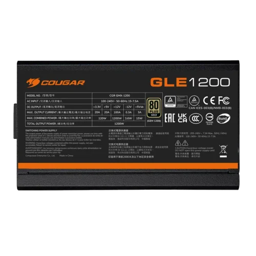 Блок питания Cougar Power GLE 1000 ATX, Черный