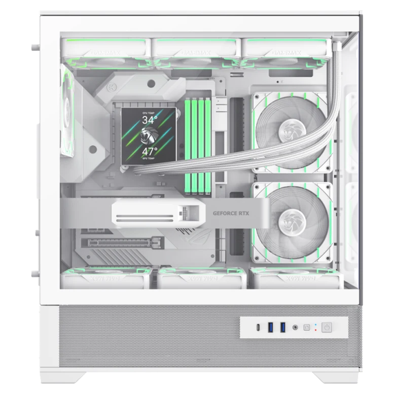 Корпус для ПК Gamemax VISTA 2 AW Mid-Tower, Белый 3