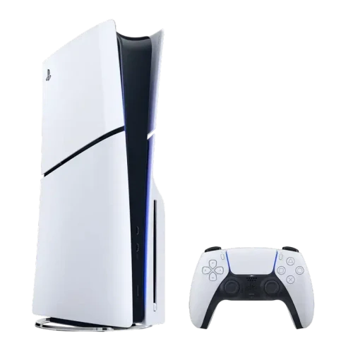Игровая приставка Sony PlayStation 5 Slim Disc Edition+Fortnite Flowering Chaos, Белый