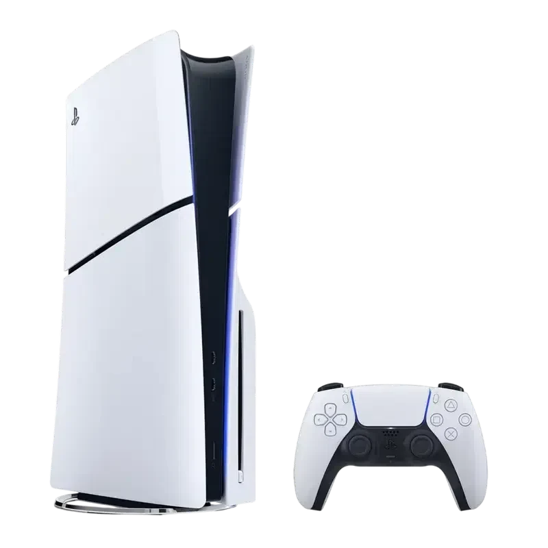 Consolă pentru jocuri Sony PlayStation 5 Slim Disc Edition+Fortnite Flowering Chaos, Alb 2
