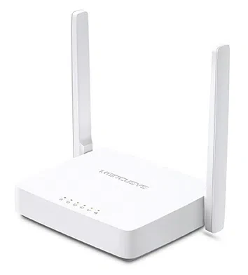 MERCUSYS MW305R  N300 Wireless Router, 300Mbps on 2.4GHz, 802.11n/b/g, 1 WAN + 4 LAN, 2 fixed antennas