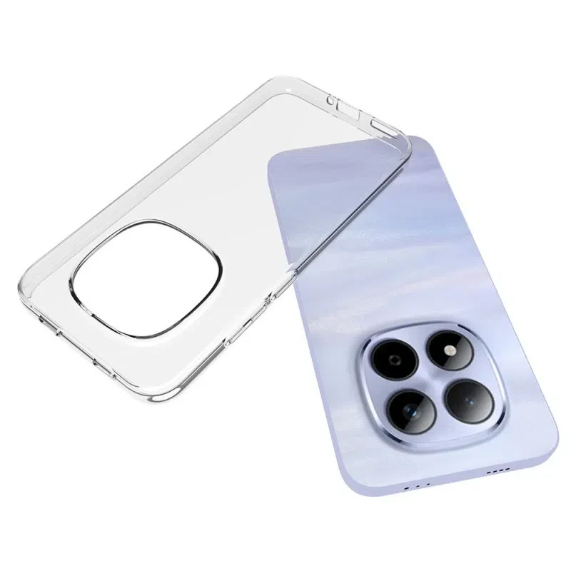 Silicon case for Xiaomi Redmi Note 15 Pro+ 5G Transparent 2
