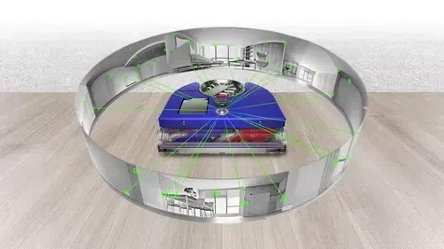 Робот Пылесос Dyson 360 Vis Nav, Синий 7