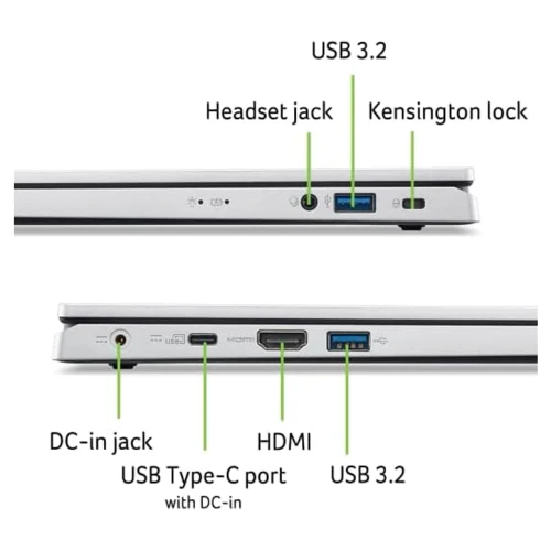 Ноутбук 15.6" Acer Aspire Go 15 AG15-31P-342L, Silver