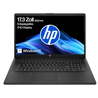 Ноутбук 17,3" HP BZ8R6EA, AMD Ryzen 3 7320U, 8/512ГБ, Jet Black