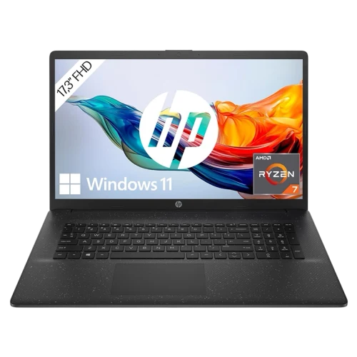 Ноутбук 17,3" HP B20DJEA, AMD Ryzen 7 7730U, 16/512ГБ, Jet Black