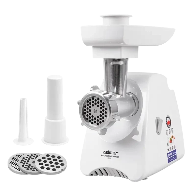 Mașină de tocat carne Zelmer ZMM5801P, Alb 4