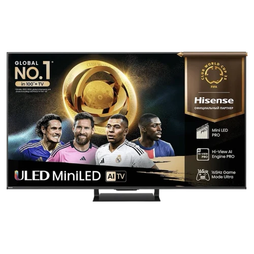 Телевизор 65" Hisense 65U7Q PRO, Black