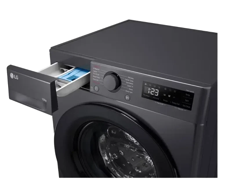 Стиральная машина LG F4WR510SBM, Black 9