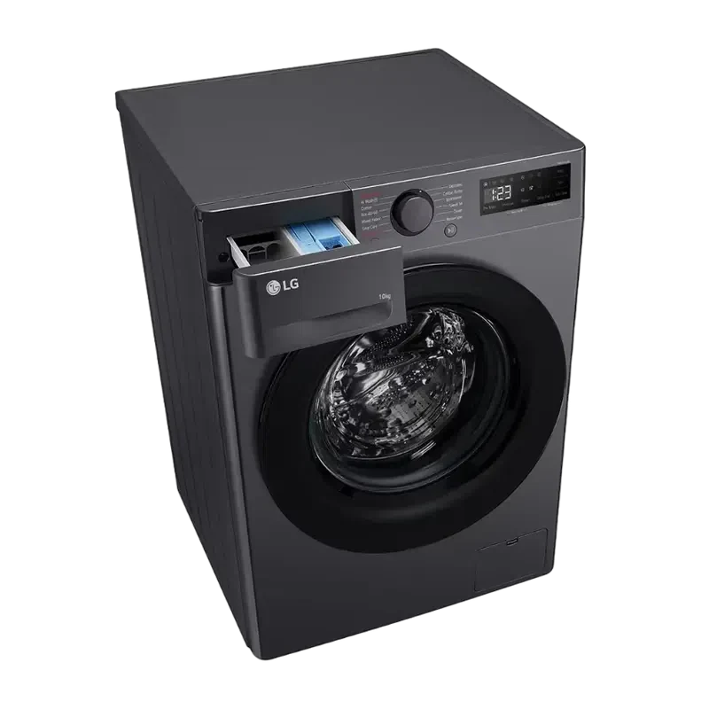 Стиральная машина LG F4WR510SBM, Black 6