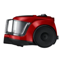 Пылесос Samsung VCC45W0S3R/UK, Red 4