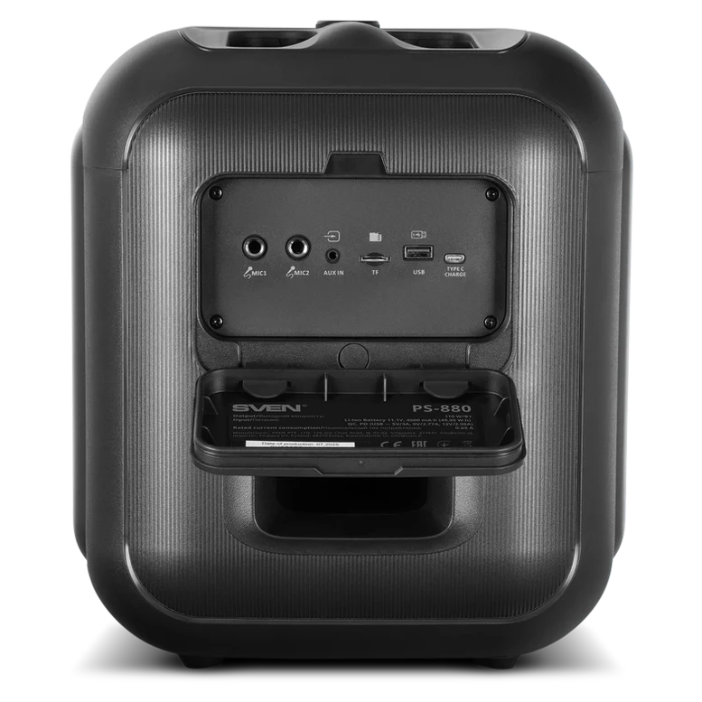 Портативная колонка SVEN PS-880, Чёрный 6