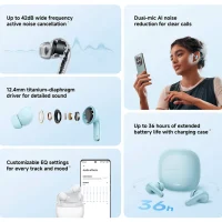 Căști fără fir Xiaomi Redmi Buds 8 Lite White 7