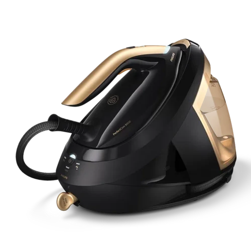 Утюг с парогенератором Philips PSG8140/80, Черный/Золотистый
