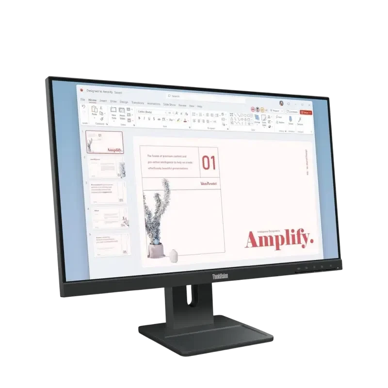 Монитор 23.8" Lenovo ThinkVision E24-40, Чёрный 3