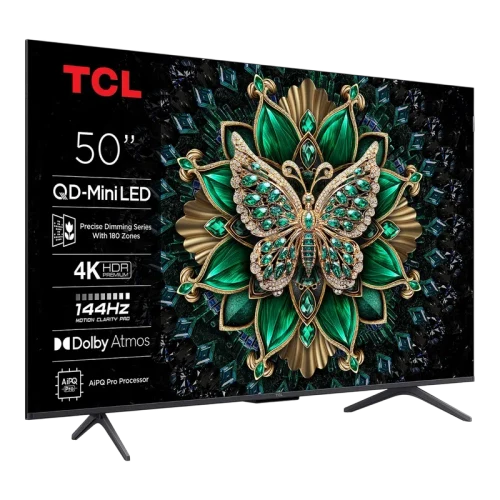50" Телевизор TCL 50C61K, Черный