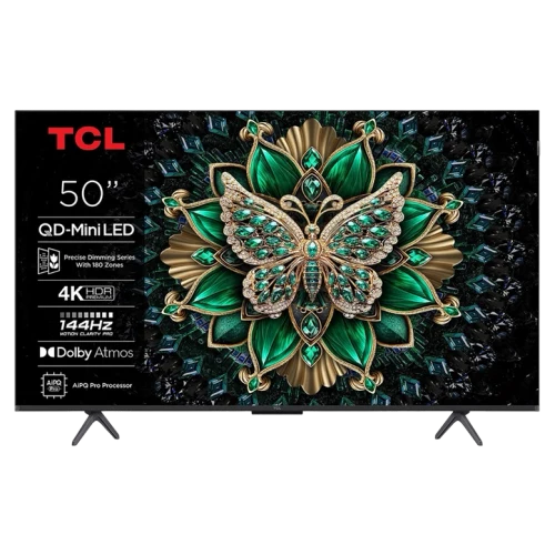 50" Телевизор TCL 50C61K, Черный