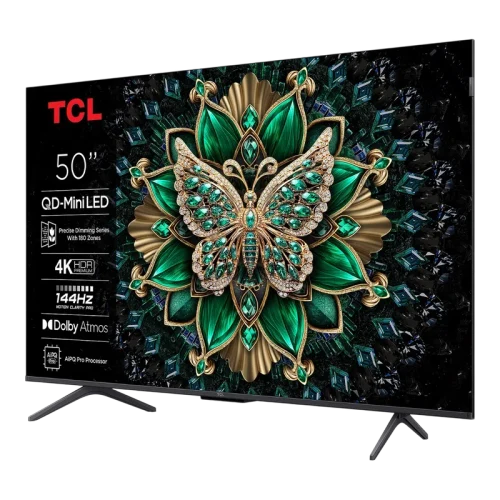 50" Телевизор TCL 50C61K, Черный