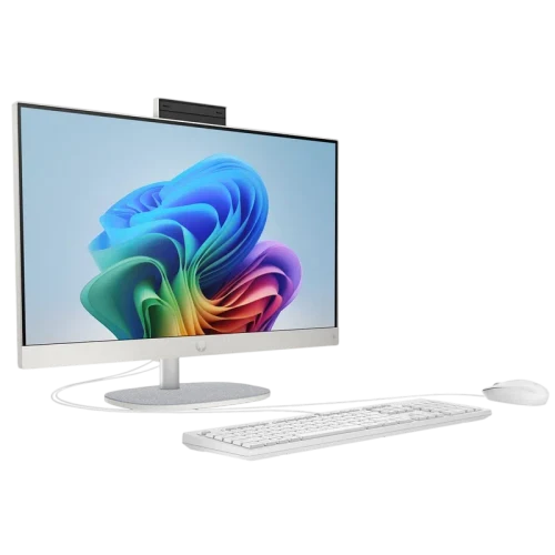 Computer All-in-One HP Next Gen AI 24-ct2000a, Ryzen AI 5 340, 32GB/1TB, White