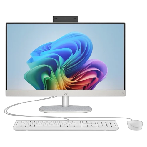 Computer All-in-One HP Next Gen AI 24-ct2000a, Ryzen AI 5 340, 32GB/1TB, White