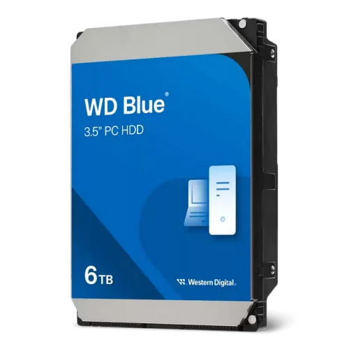 Жесткий диск Western Digital WD Blue, 6ТБ, 3.5"