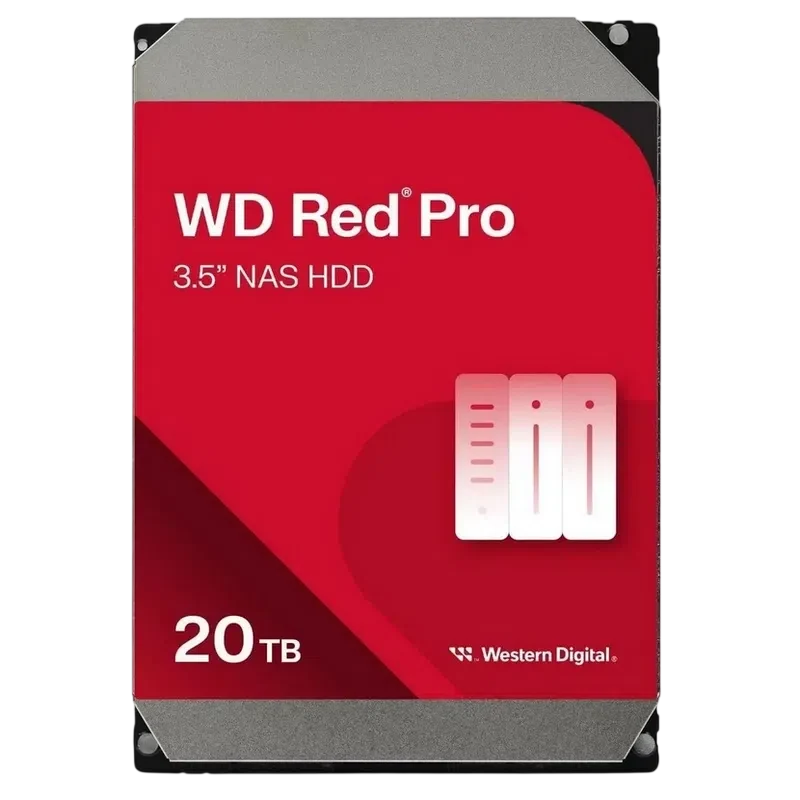 Жесткий диск Western Digital WD Red Pro 20TB, 3.5" 3